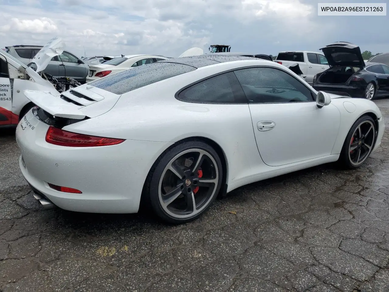 2014 Porsche 911 Carrera S VIN: WP0AB2A96ES121263 Lot: 59264585