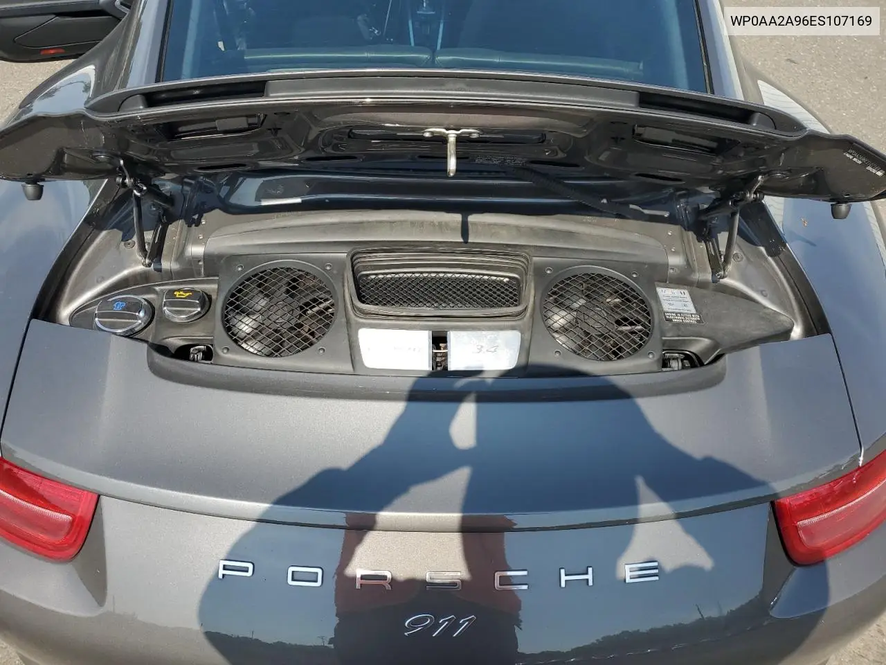 2014 Porsche 911 Carrera VIN: WP0AA2A96ES107169 Lot: 62140395