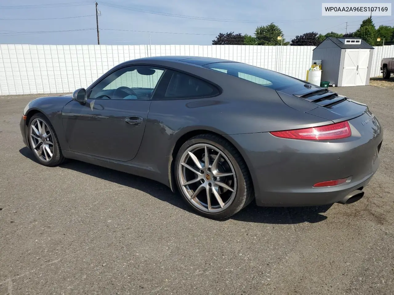2014 Porsche 911 Carrera VIN: WP0AA2A96ES107169 Lot: 62140395