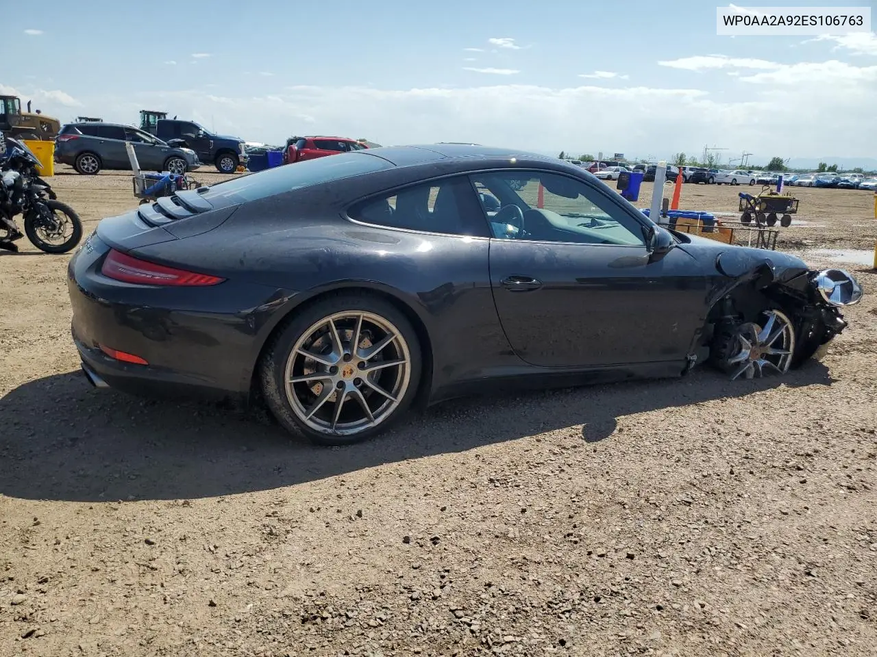 2014 Porsche 911 Carrera VIN: WP0AA2A92ES106763 Lot: 62423665