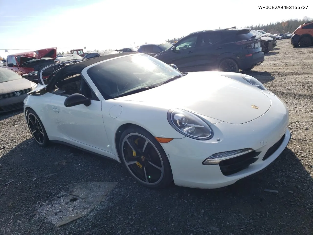 2014 Porsche 911 Carrera S VIN: WP0CB2A94ES155727 Lot: 77574304