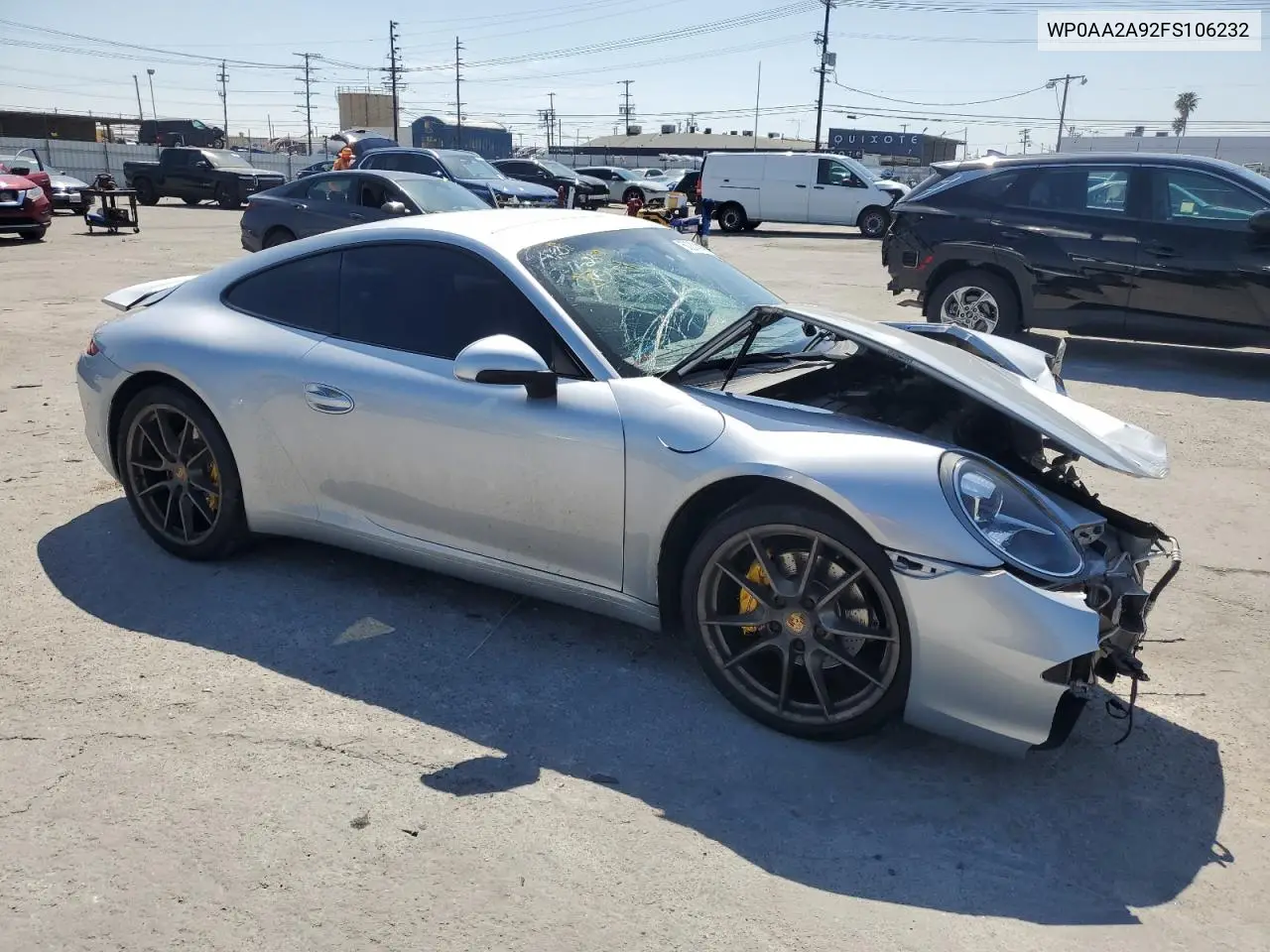 2015 Porsche 911 Carrera VIN: WP0AA2A92FS106232 Lot: 50214305