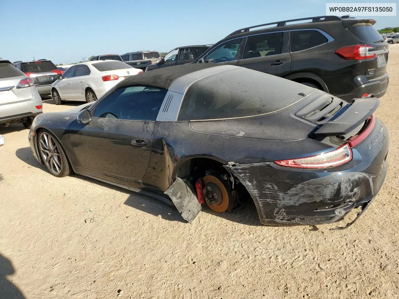 2015 Porsche 911 Targa S VIN: WP0BB2A97FS135050 Lot: 52713065