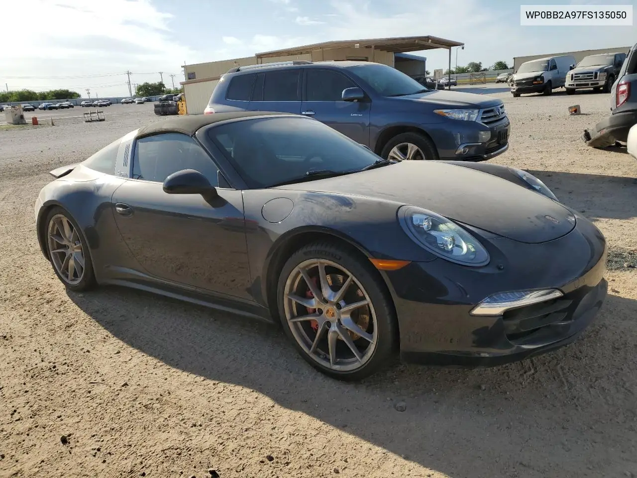 2015 Porsche 911 Targa S VIN: WP0BB2A97FS135050 Lot: 52713065