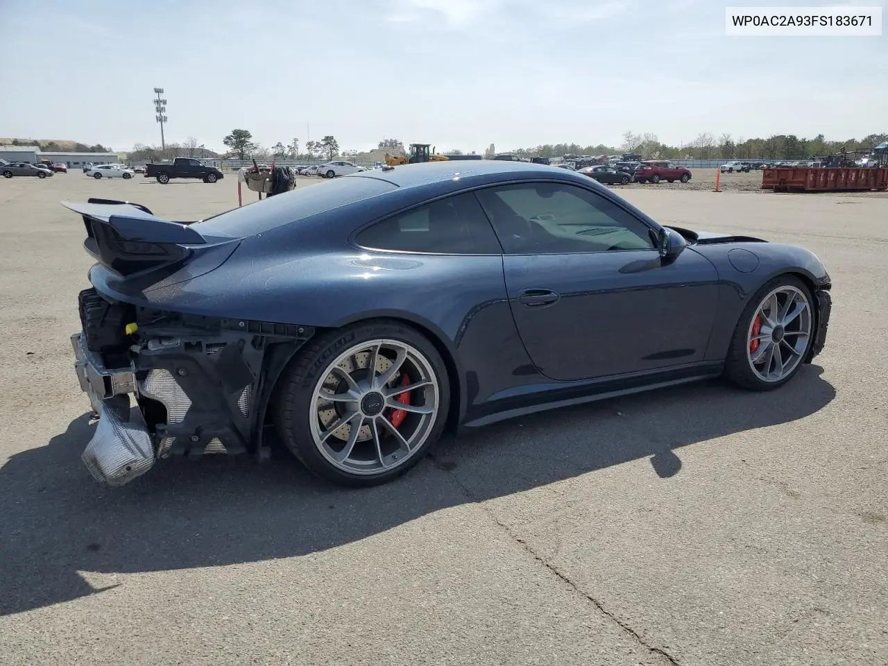 2015 Porsche 911 Gt3 VIN: WP0AC2A93FS183671 Lot: 53236915