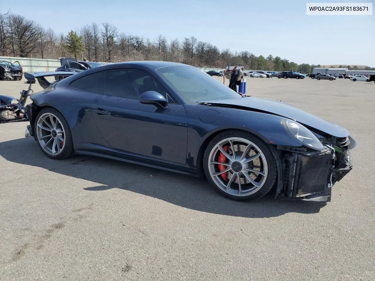 2015 Porsche 911 Gt3 VIN: WP0AC2A93FS183671 Lot: 53236915
