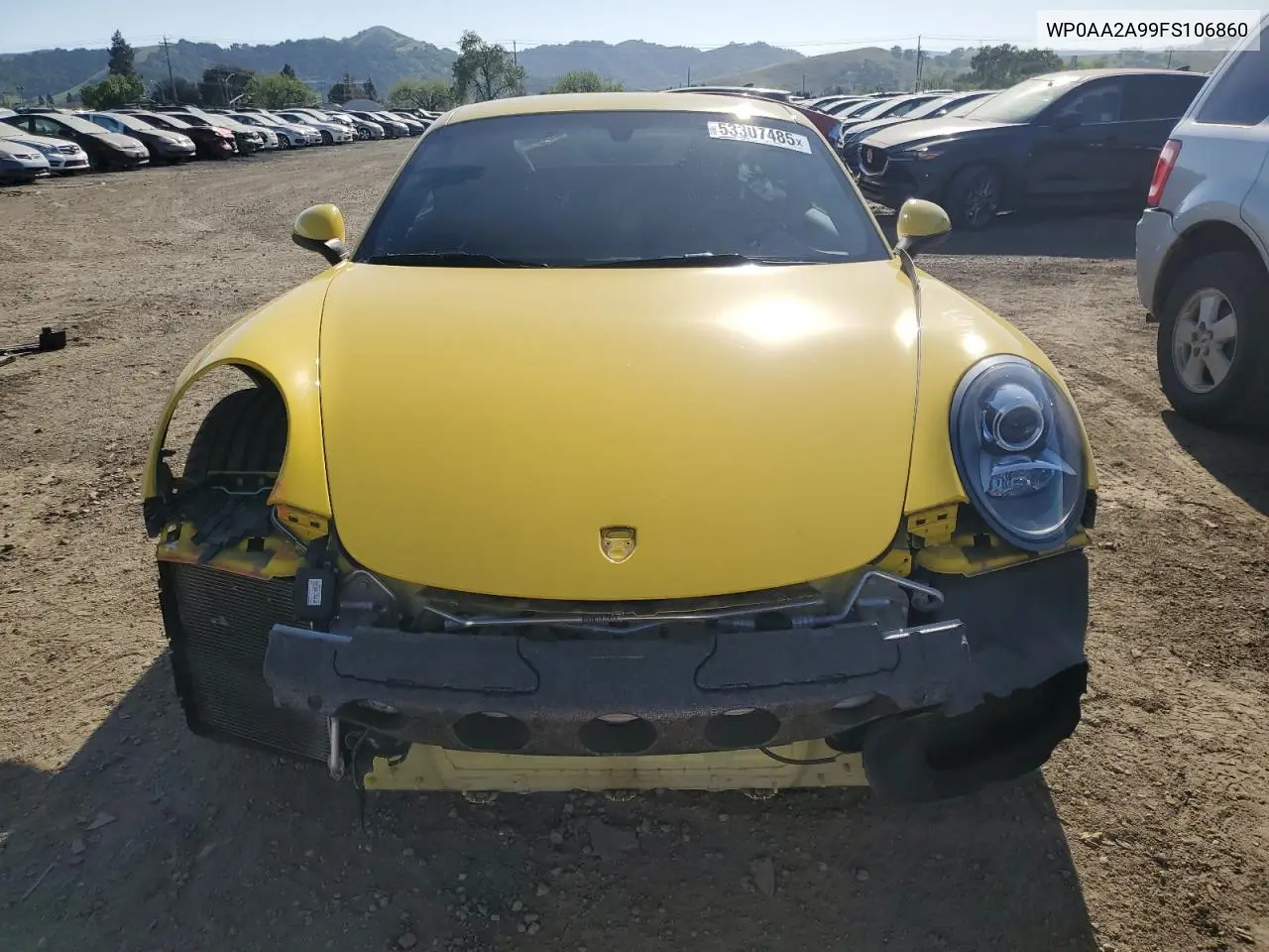 2015 Porsche 911 Carrera VIN: WP0AA2A99FS106860 Lot: 53307485