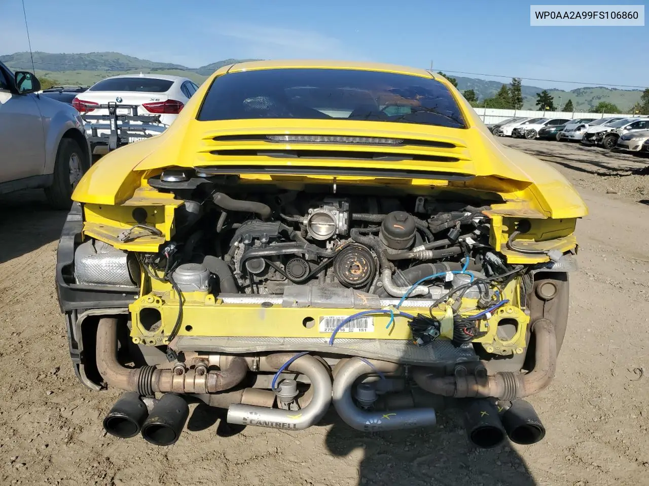 2015 Porsche 911 Carrera VIN: WP0AA2A99FS106860 Lot: 53307485