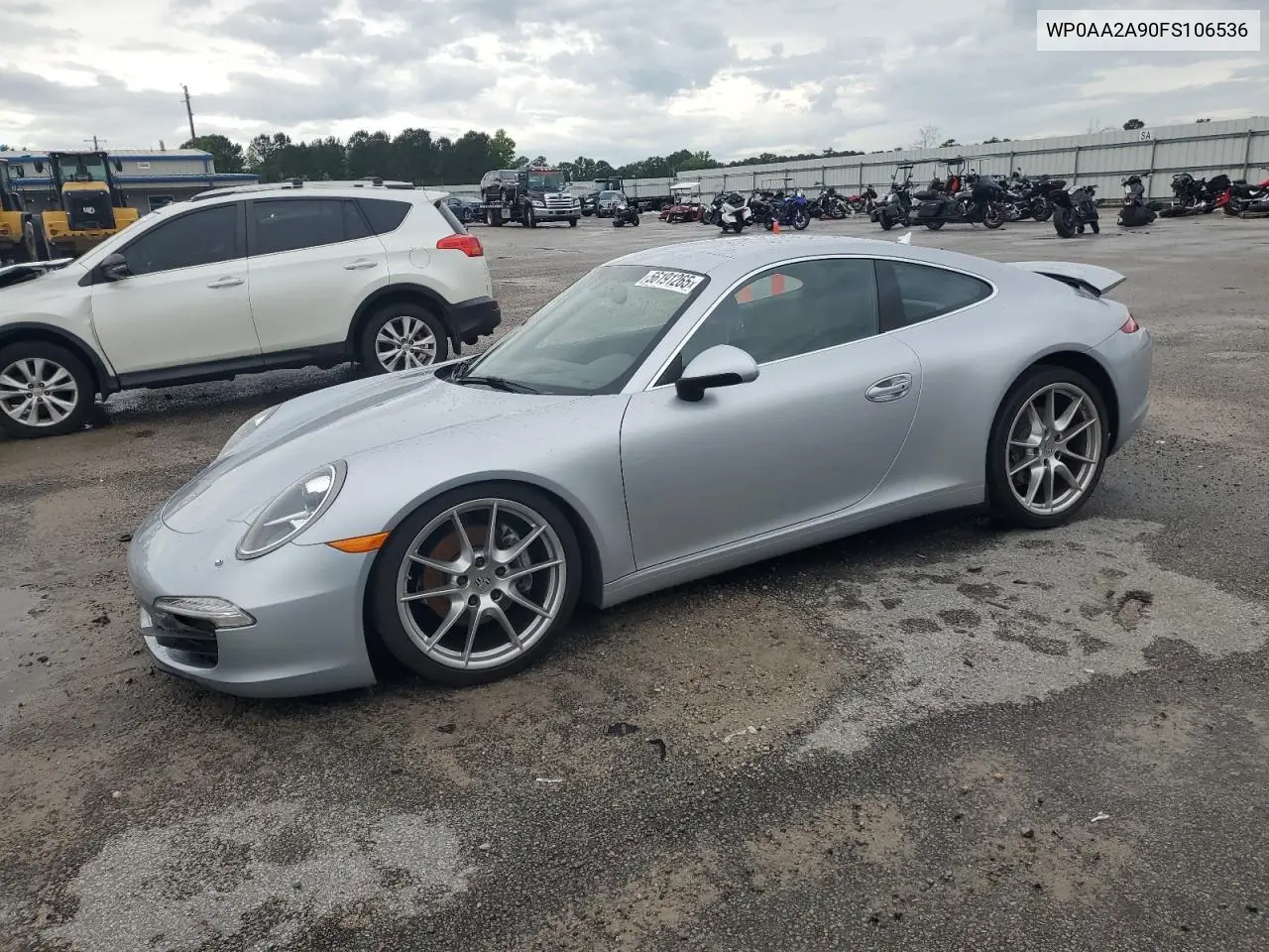 2015 Porsche 911 Carrera VIN: WP0AA2A90FS106536 Lot: 56191265