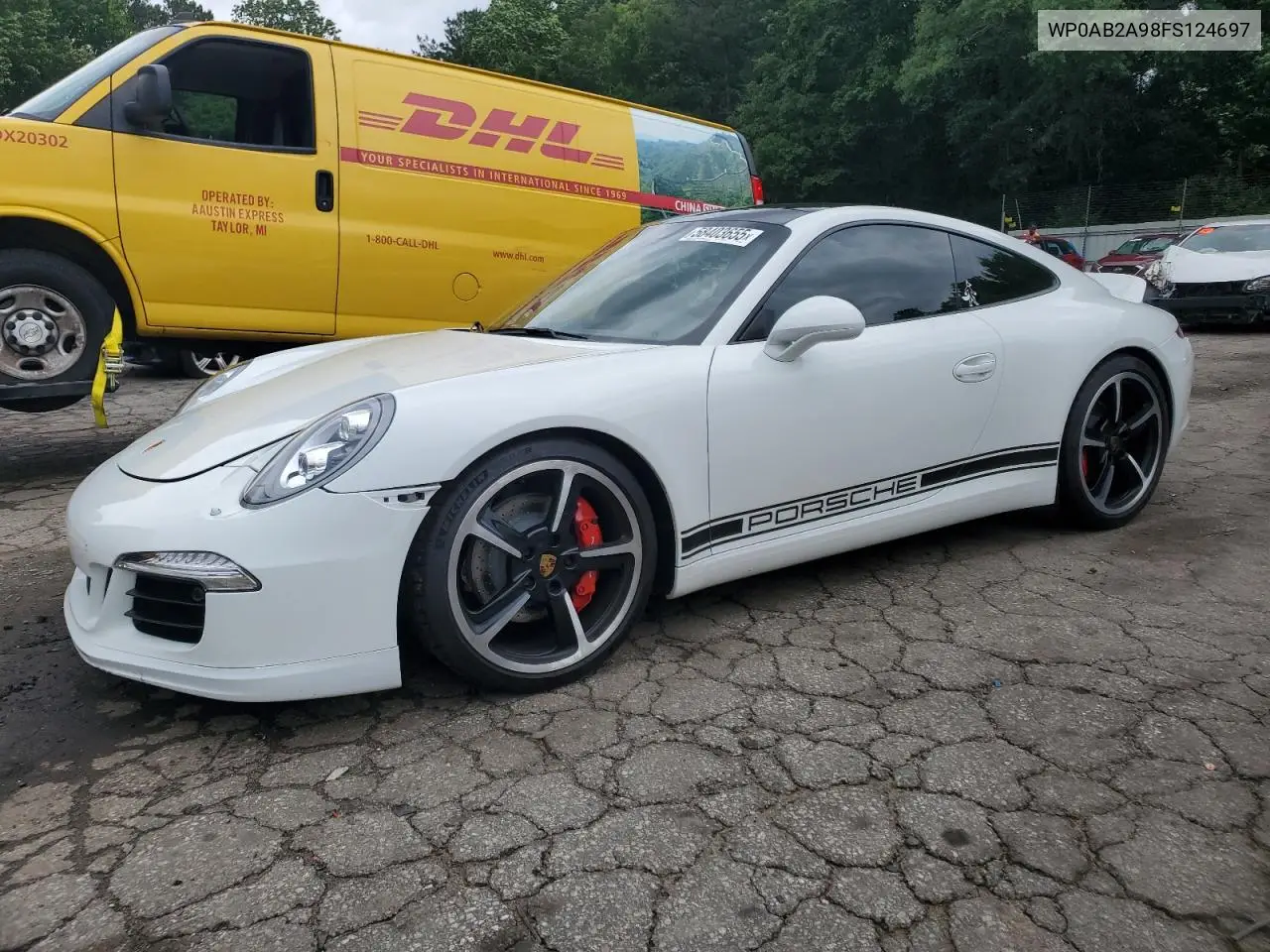 2015 Porsche 911 Carrera S VIN: WP0AB2A98FS124697 Lot: 58403655