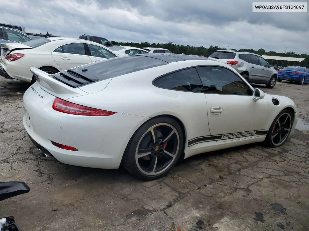 2015 Porsche 911 Carrera S VIN: WP0AB2A98FS124697 Lot: 58403655