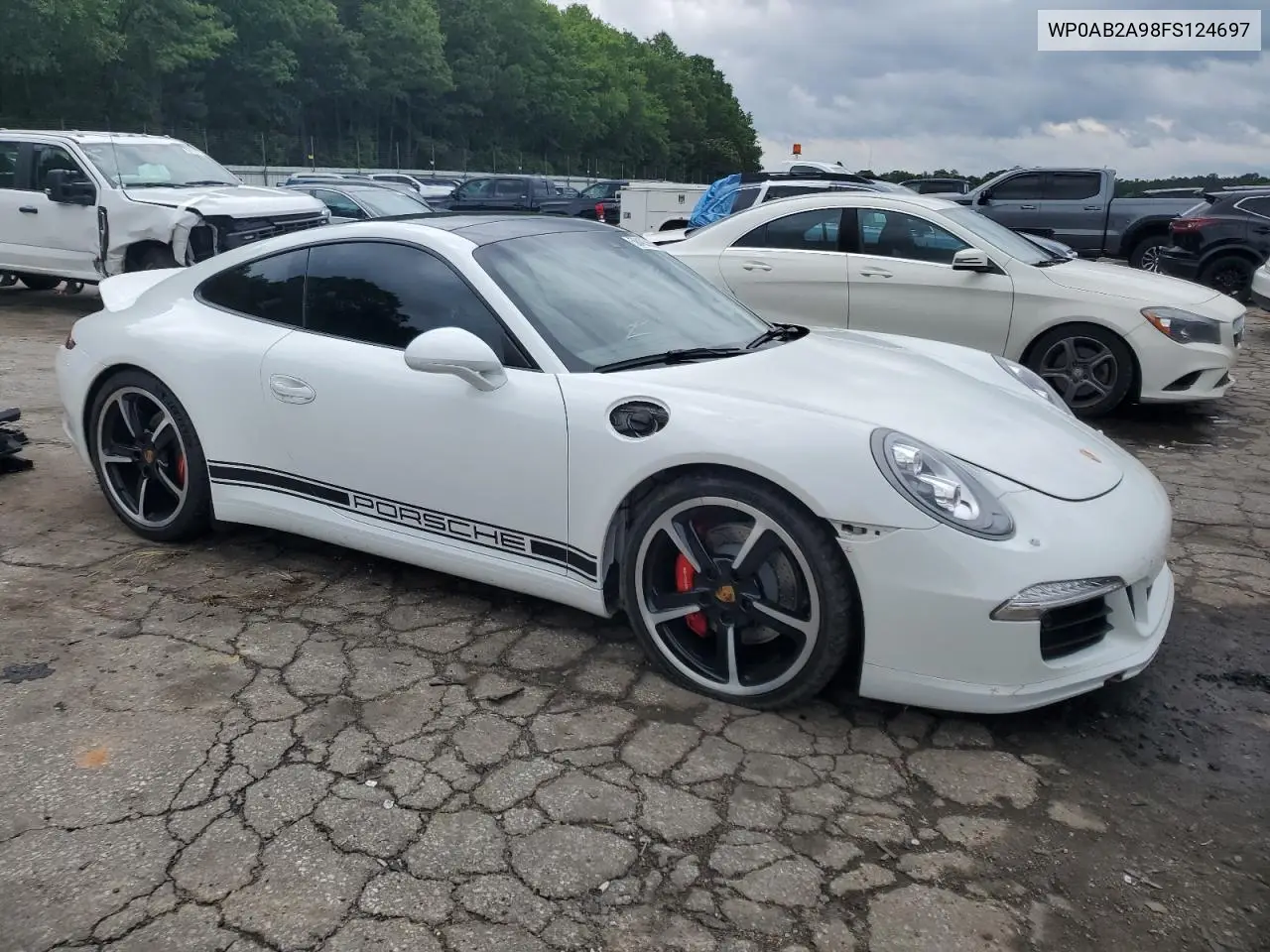 2015 Porsche 911 Carrera S VIN: WP0AB2A98FS124697 Lot: 58403655