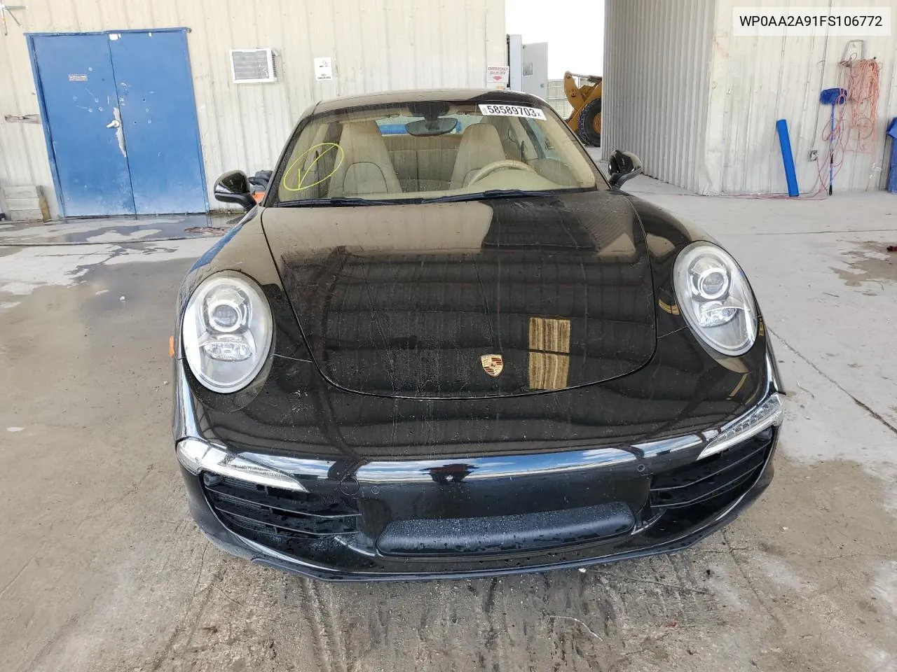 2015 Porsche 911 Carrera VIN: WP0AA2A91FS106772 Lot: 58589703
