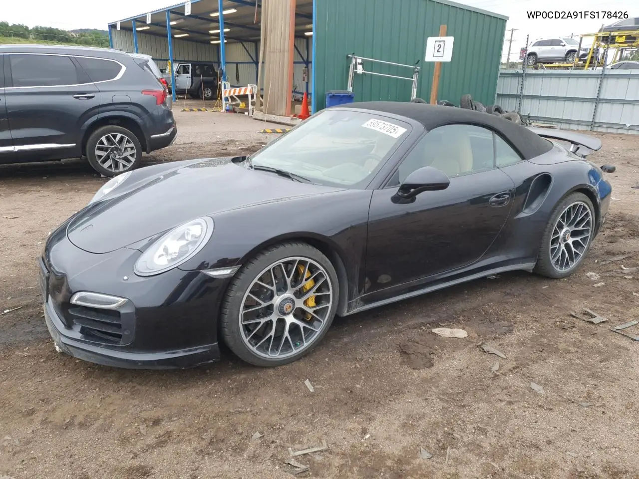 2015 Porsche 911 Turbo VIN: WP0CD2A91FS178426 Lot: 59573705