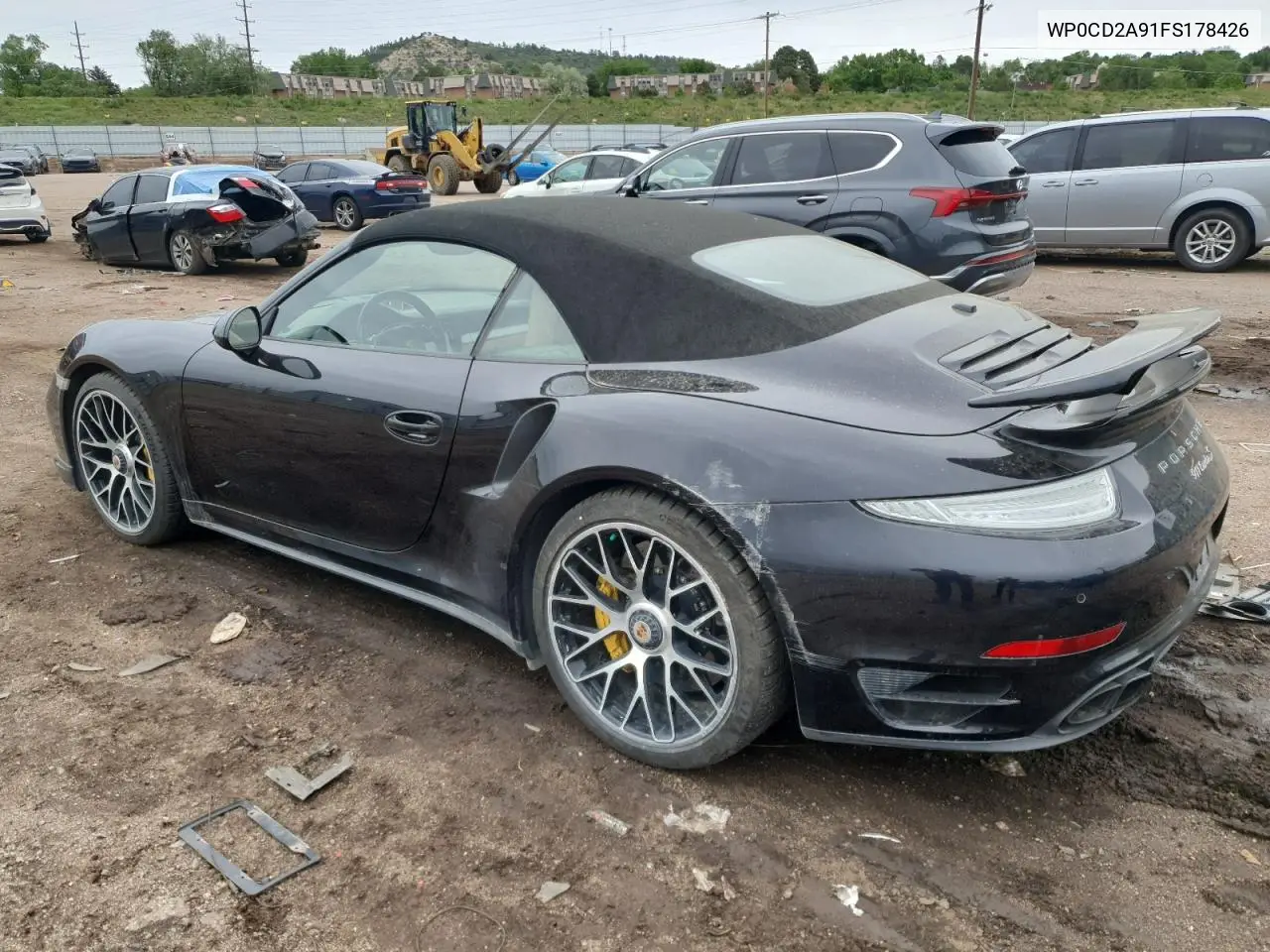 2015 Porsche 911 Turbo VIN: WP0CD2A91FS178426 Lot: 59573705