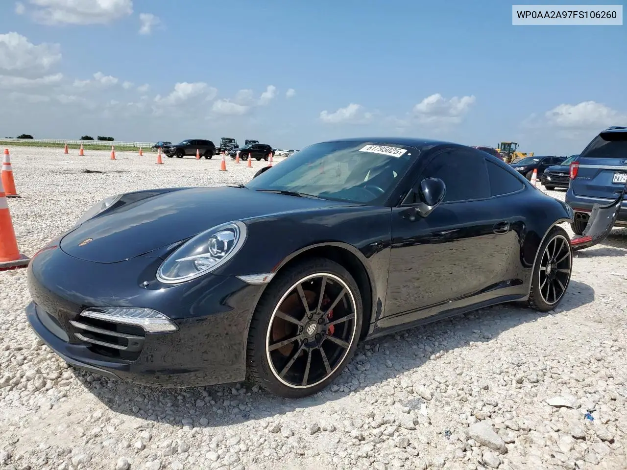 2015 Porsche 911 Carrera VIN: WP0AA2A97FS106260 Lot: 61795025