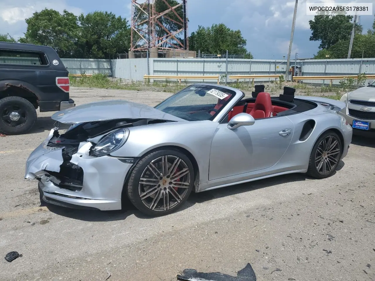 2015 Porsche 911 Turbo VIN: WP0CD2A95FS178381 Lot: 62179335
