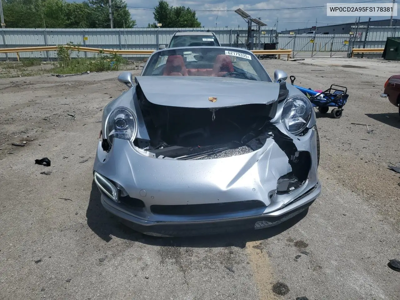 2015 Porsche 911 Turbo VIN: WP0CD2A95FS178381 Lot: 62179335