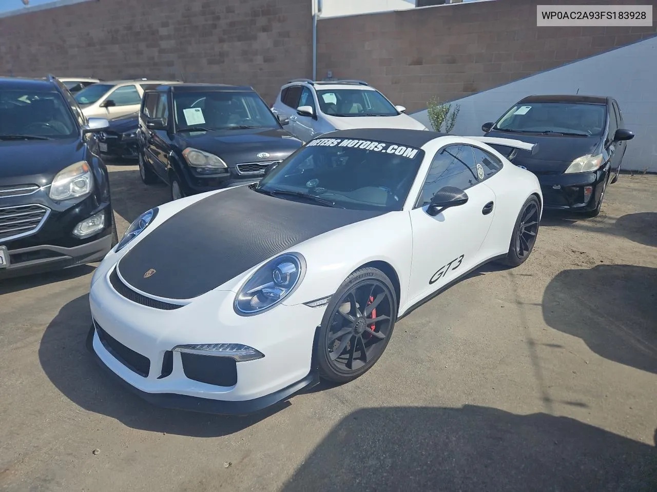 2015 Porsche 911 Gt3 VIN: WP0AC2A93FS183928 Lot: 76354964