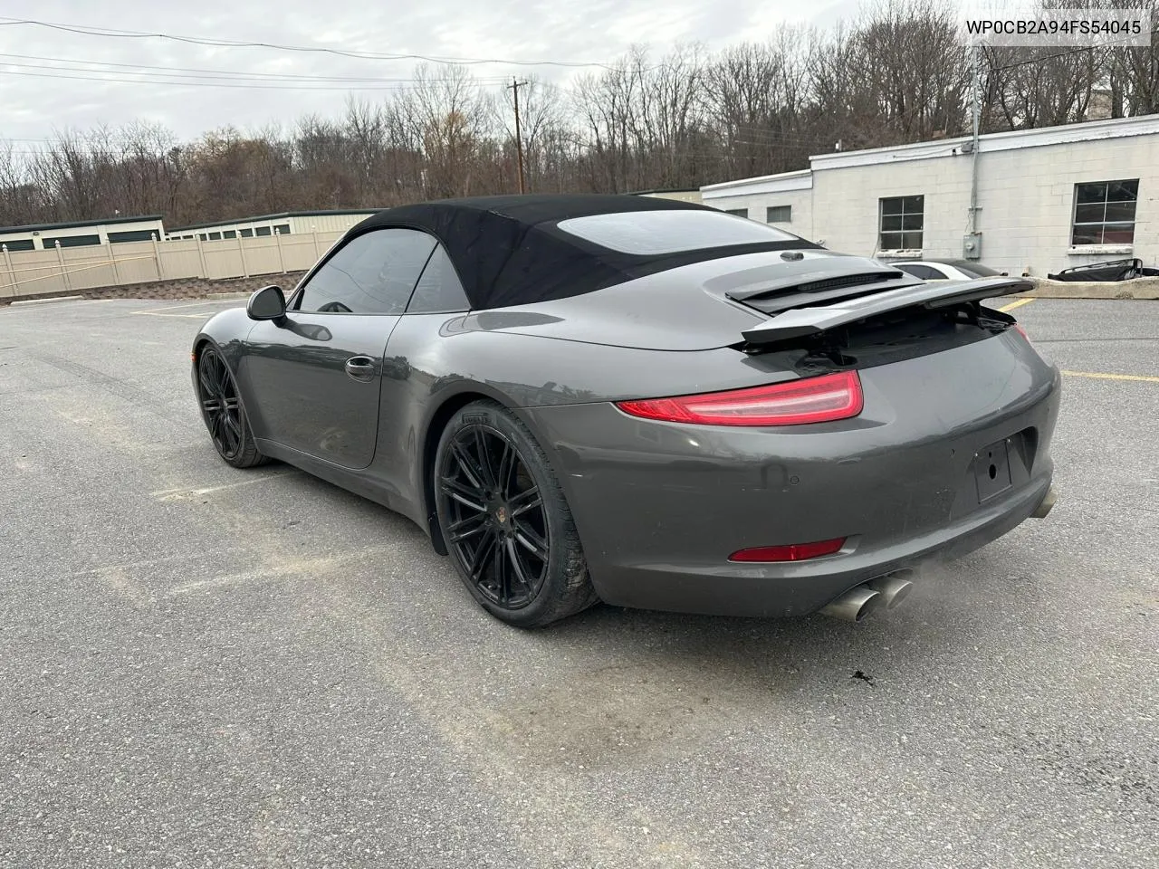 2015 Porsche 911 Carrera S VIN: WP0CB2A94FS54045 Lot: 87672865