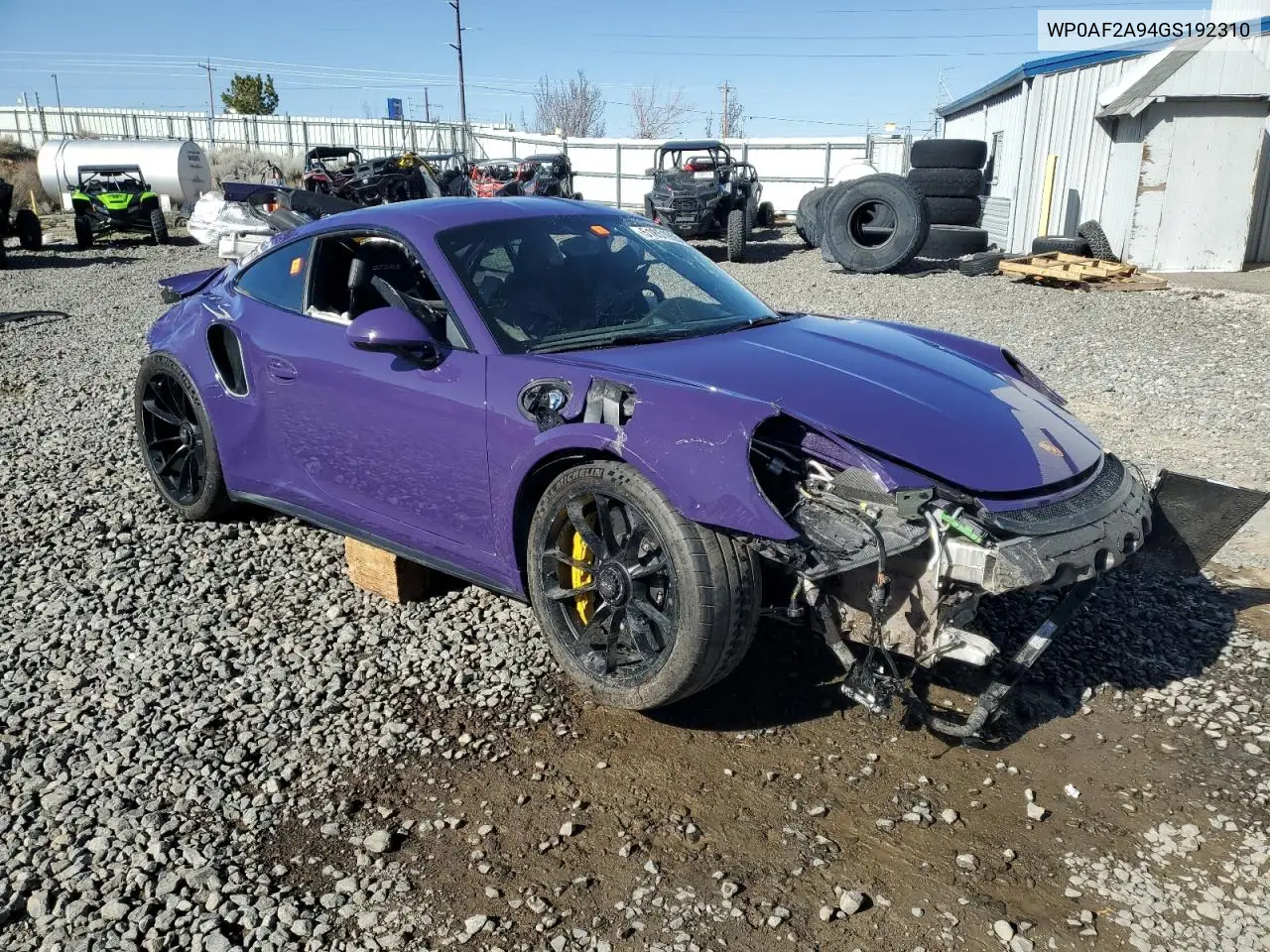 2016 Porsche 911 Gt3 Rs VIN: WP0AF2A94GS192310 Lot: 51851955