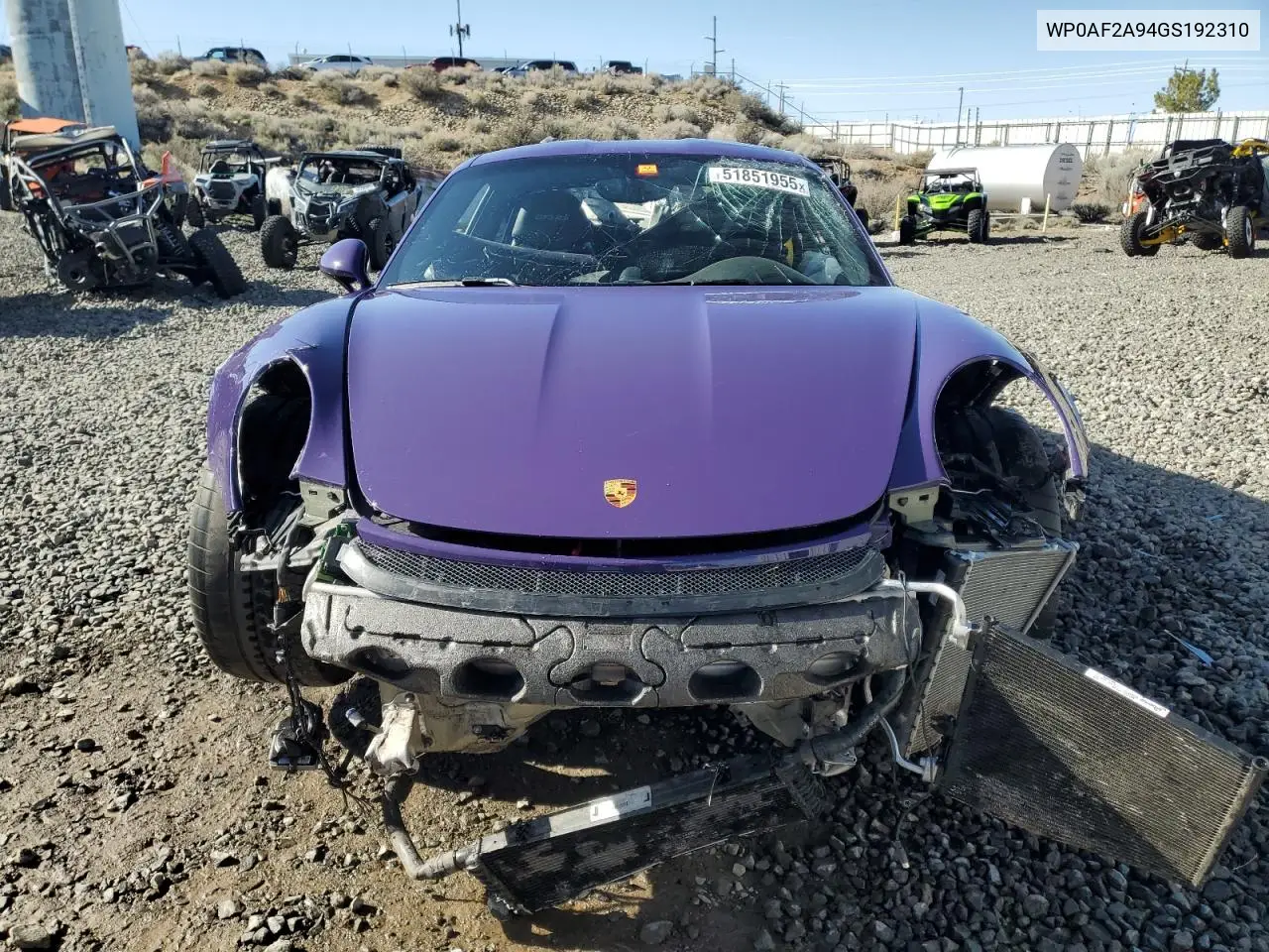 2016 Porsche 911 Gt3 Rs VIN: WP0AF2A94GS192310 Lot: 51851955