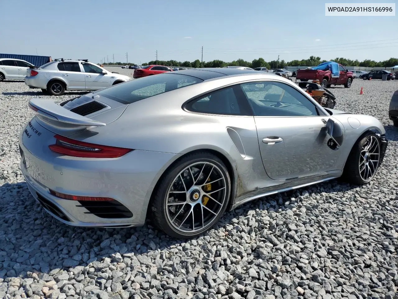2017 Porsche 911 Turbo VIN: WP0AD2A91HS166996 Lot: 53467685
