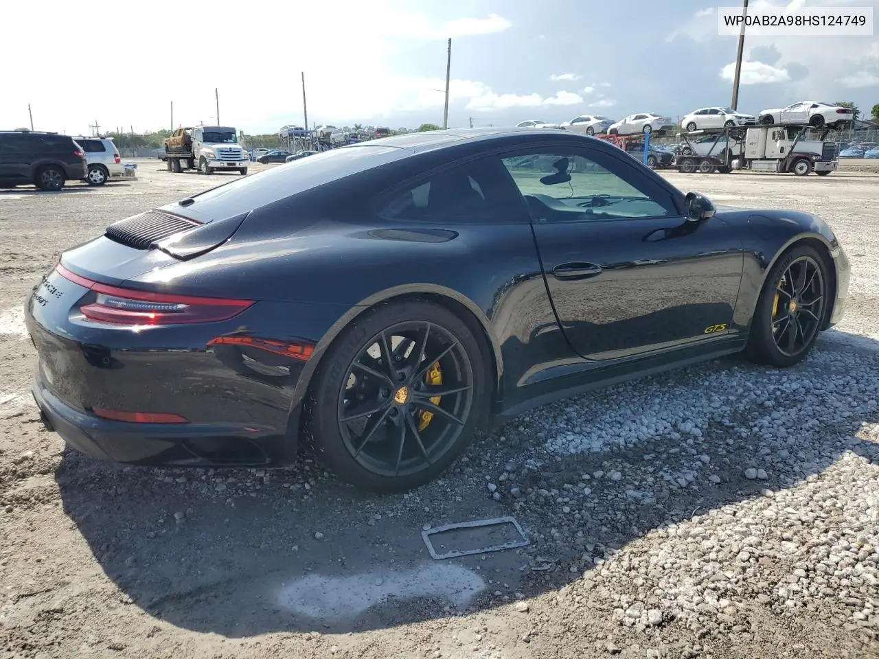 2017 Porsche 911 Carrera S VIN: WP0AB2A98HS124749 Lot: 55644735