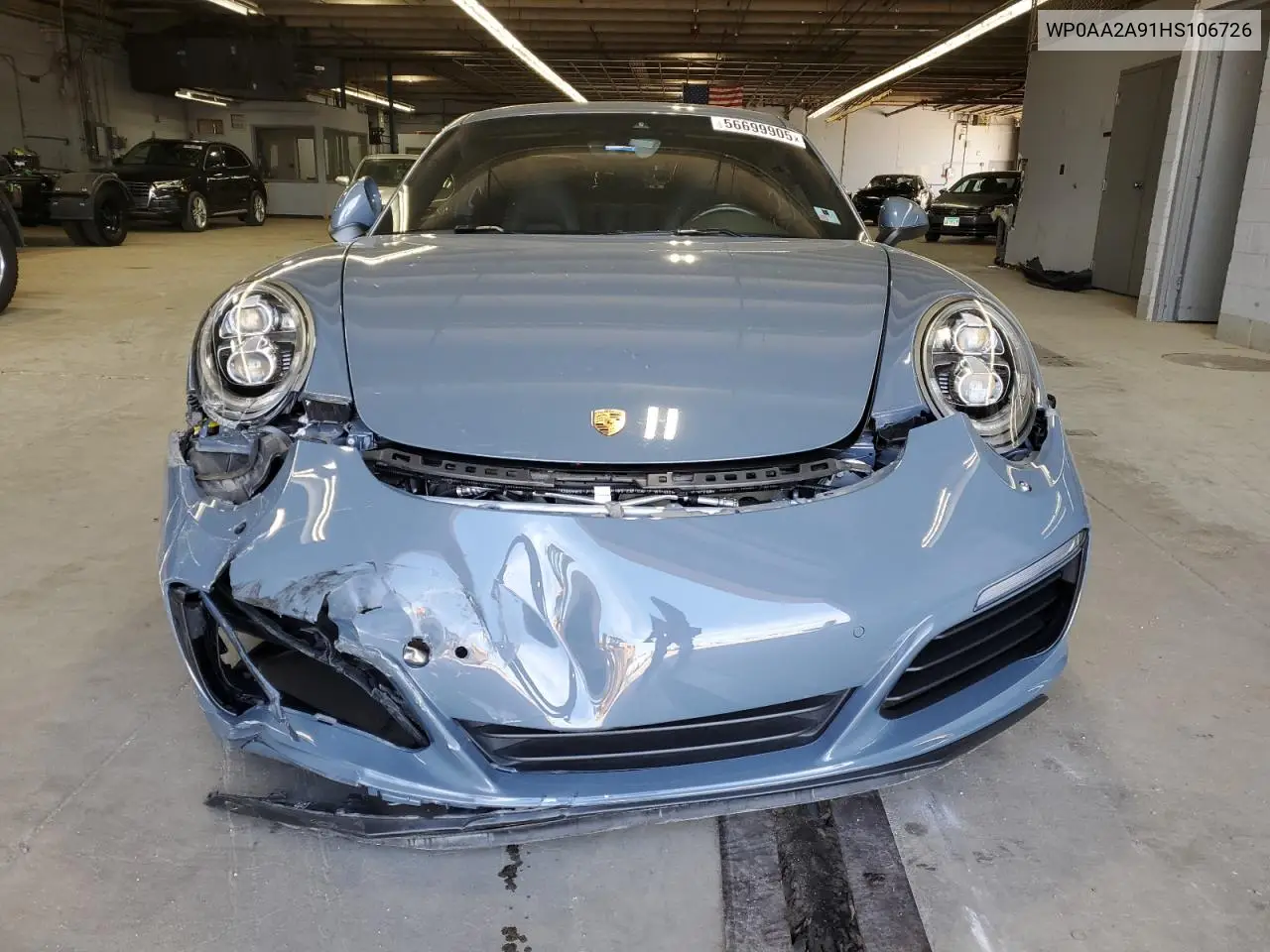 2017 Porsche 911 Carrera VIN: WP0AA2A91HS106726 Lot: 56699905