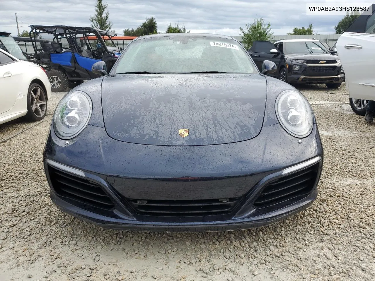 2017 Porsche 911 Carrera S VIN: WP0AB2A93HS123587 Lot: 74075574