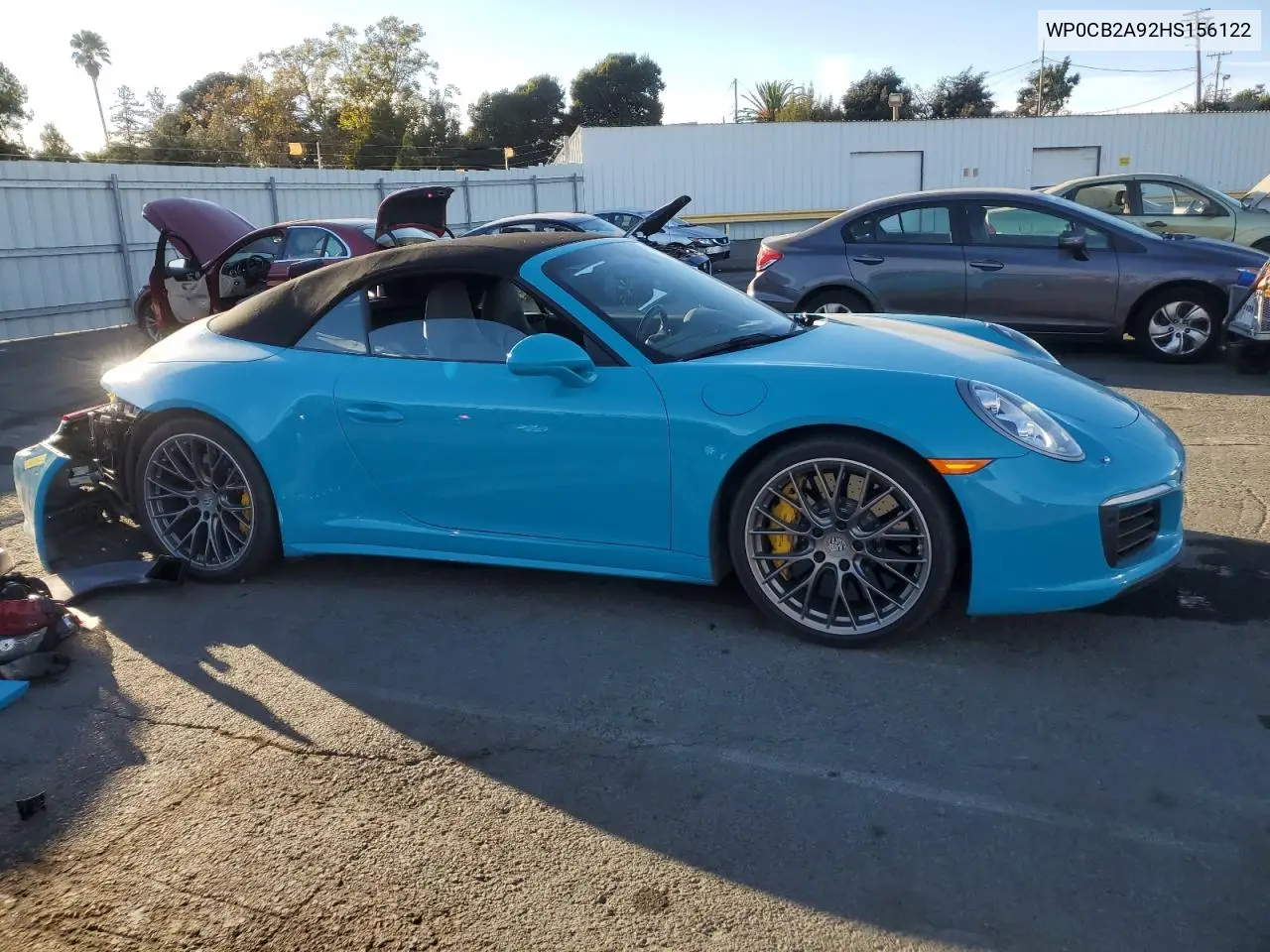 2017 Porsche 911 Carrera S VIN: WP0CB2A92HS156122 Lot: 75320934