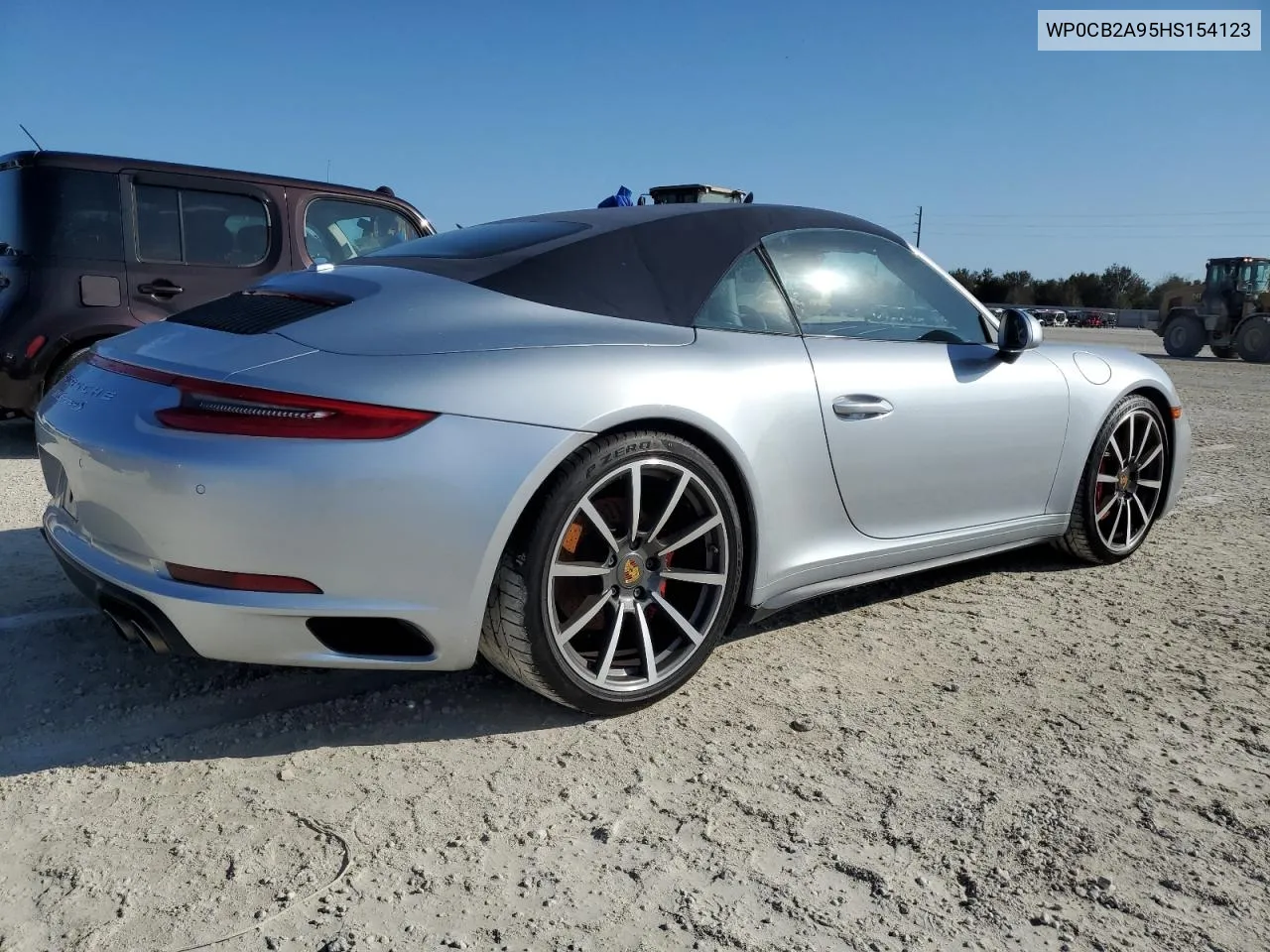 2017 Porsche 911 Carrera S VIN: WP0CB2A95HS154123 Lot: 78064684