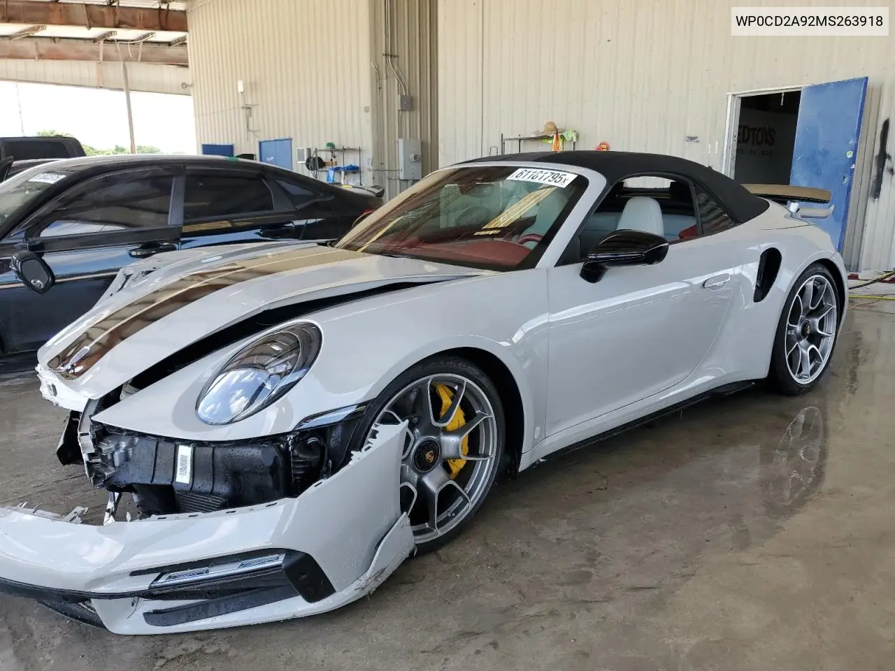 2021 Porsche 911 Turbo VIN: WP0CD2A92MS263918 Lot: 61181795