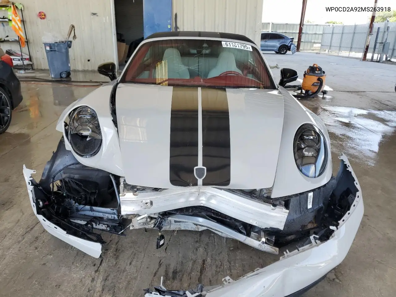 2021 Porsche 911 Turbo VIN: WP0CD2A92MS263918 Lot: 61181795