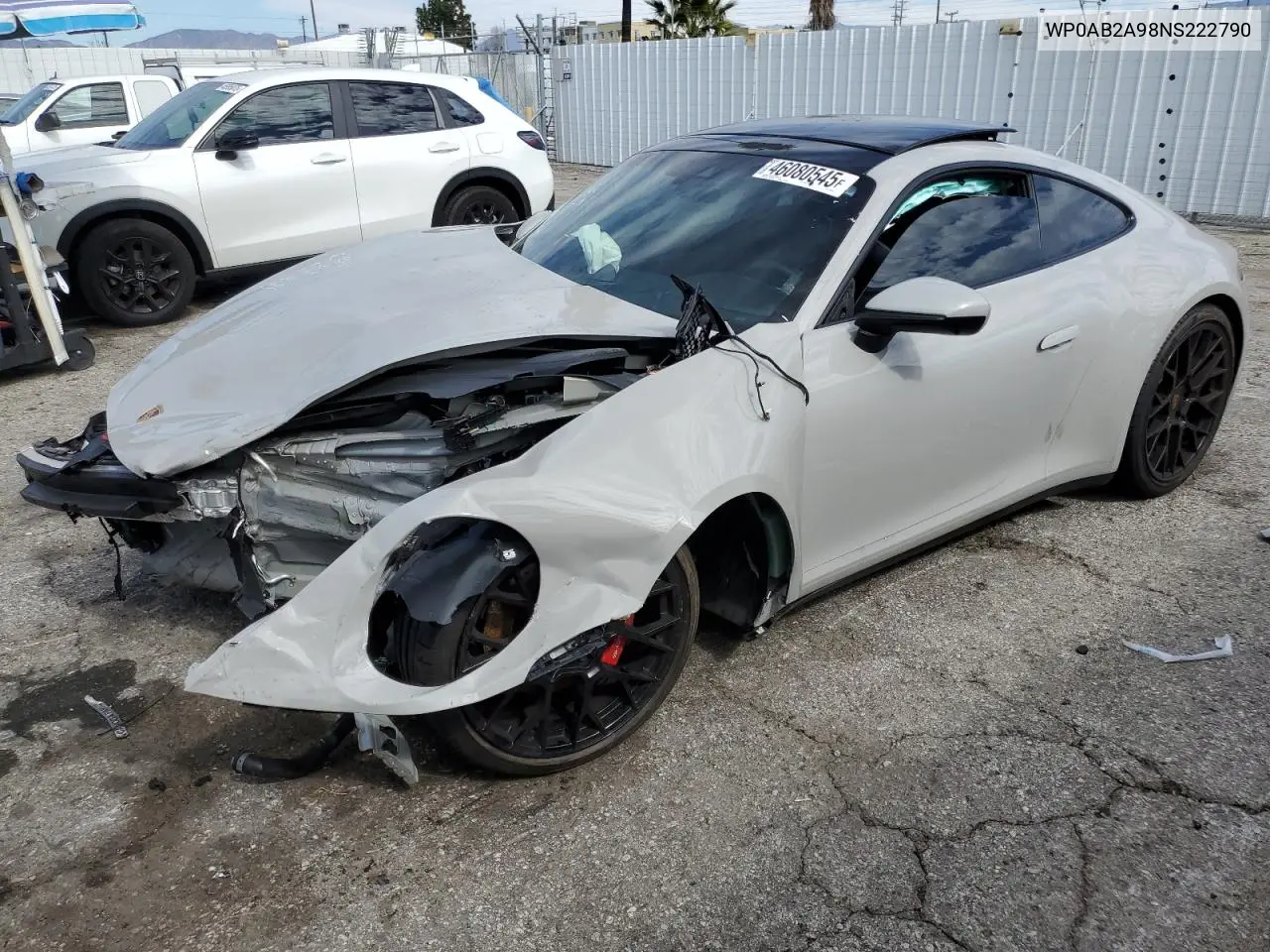 2022 Porsche 911 Carrera S VIN: WP0AB2A98NS222790 Lot: 46080545