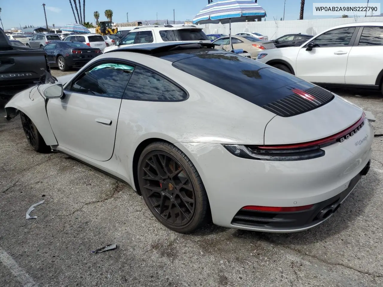 2022 Porsche 911 Carrera S VIN: WP0AB2A98NS222790 Lot: 46080545