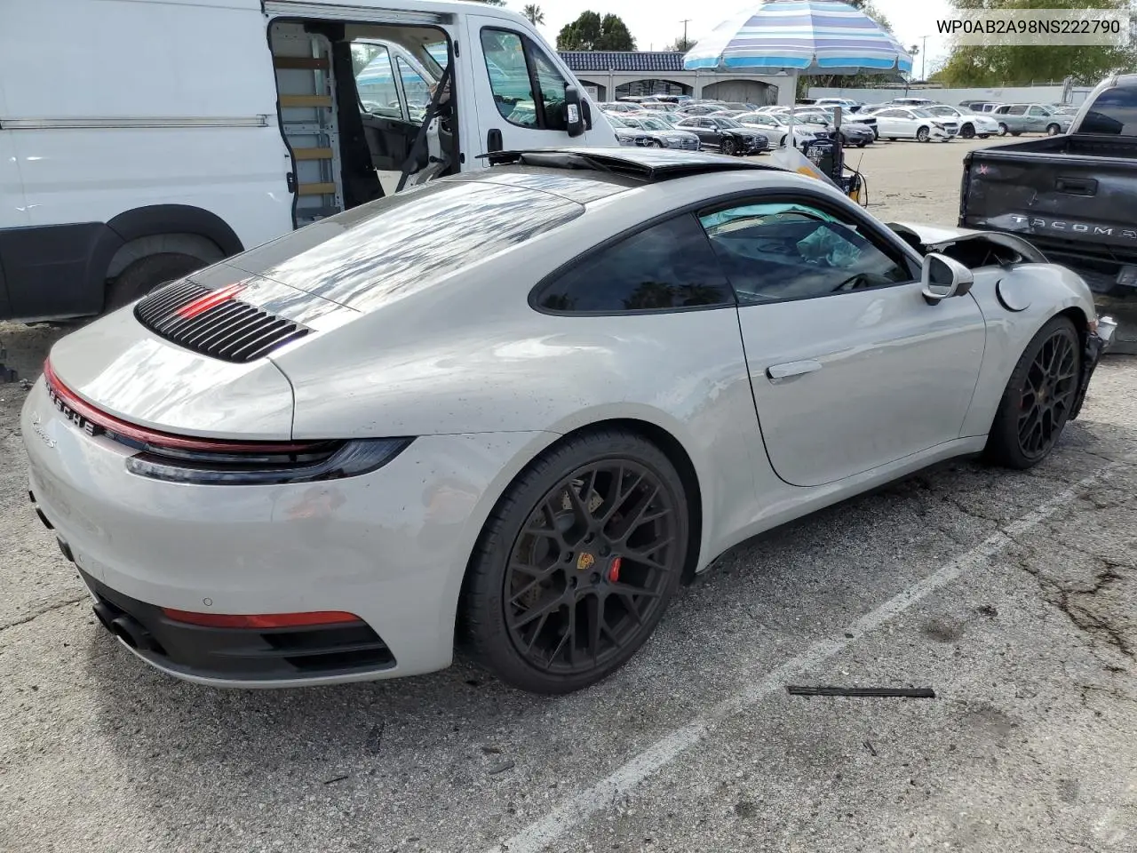 2022 Porsche 911 Carrera S VIN: WP0AB2A98NS222790 Lot: 46080545