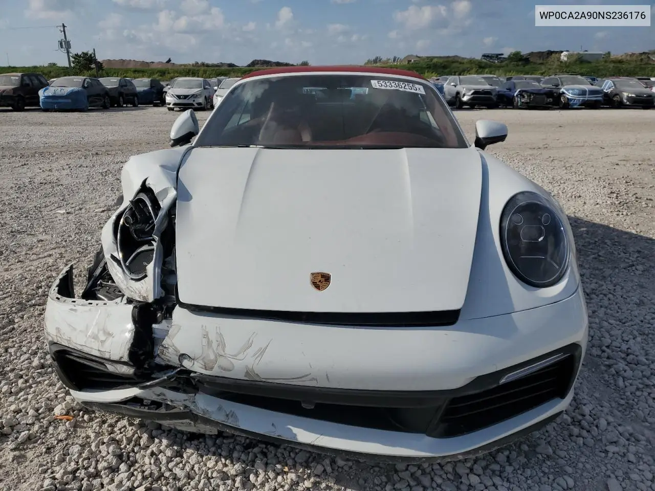 2022 Porsche 911 Carrera VIN: WP0CA2A90NS236176 Lot: 53336255