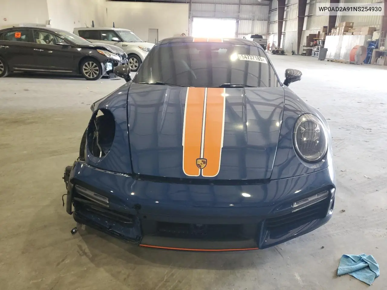 2022 Porsche 911 Turbo VIN: WP0AD2A91NS254930 Lot: 54737185
