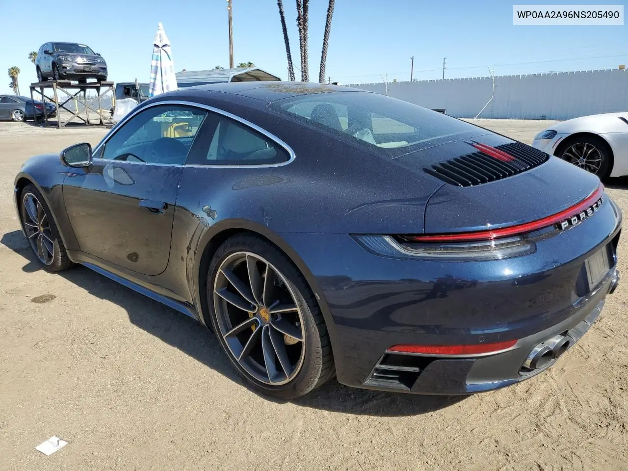 2022 Porsche 911 Carrera VIN: WP0AA2A96NS205490 Lot: 55149915