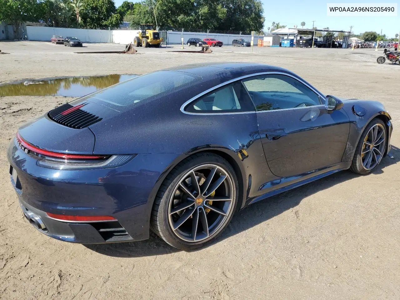 2022 Porsche 911 Carrera VIN: WP0AA2A96NS205490 Lot: 55149915