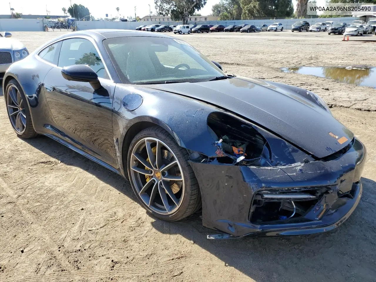 2022 Porsche 911 Carrera VIN: WP0AA2A96NS205490 Lot: 55149915