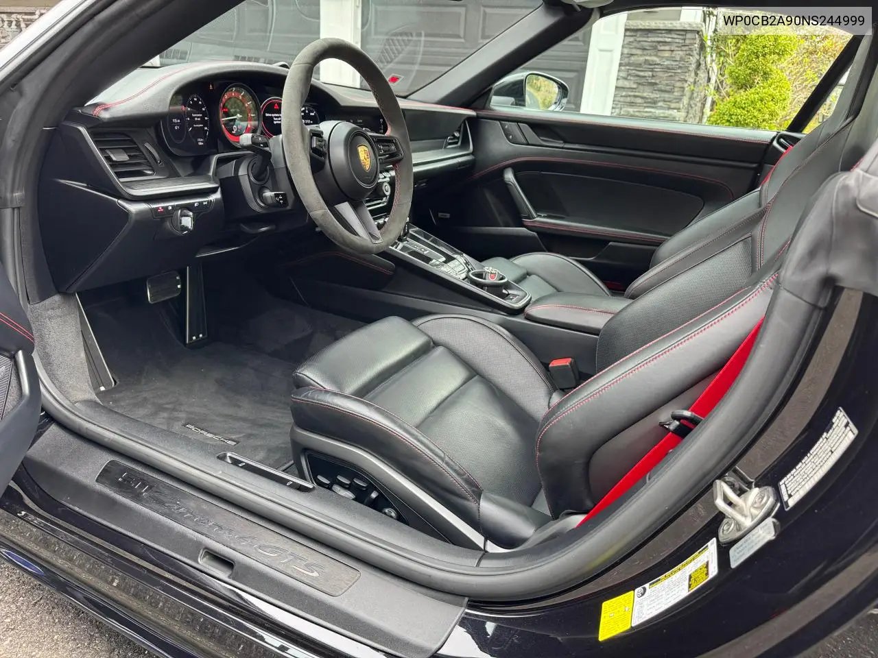 2022 Porsche 911 Carrer VIN: WP0CB2A90NS244999 Lot: 56801295