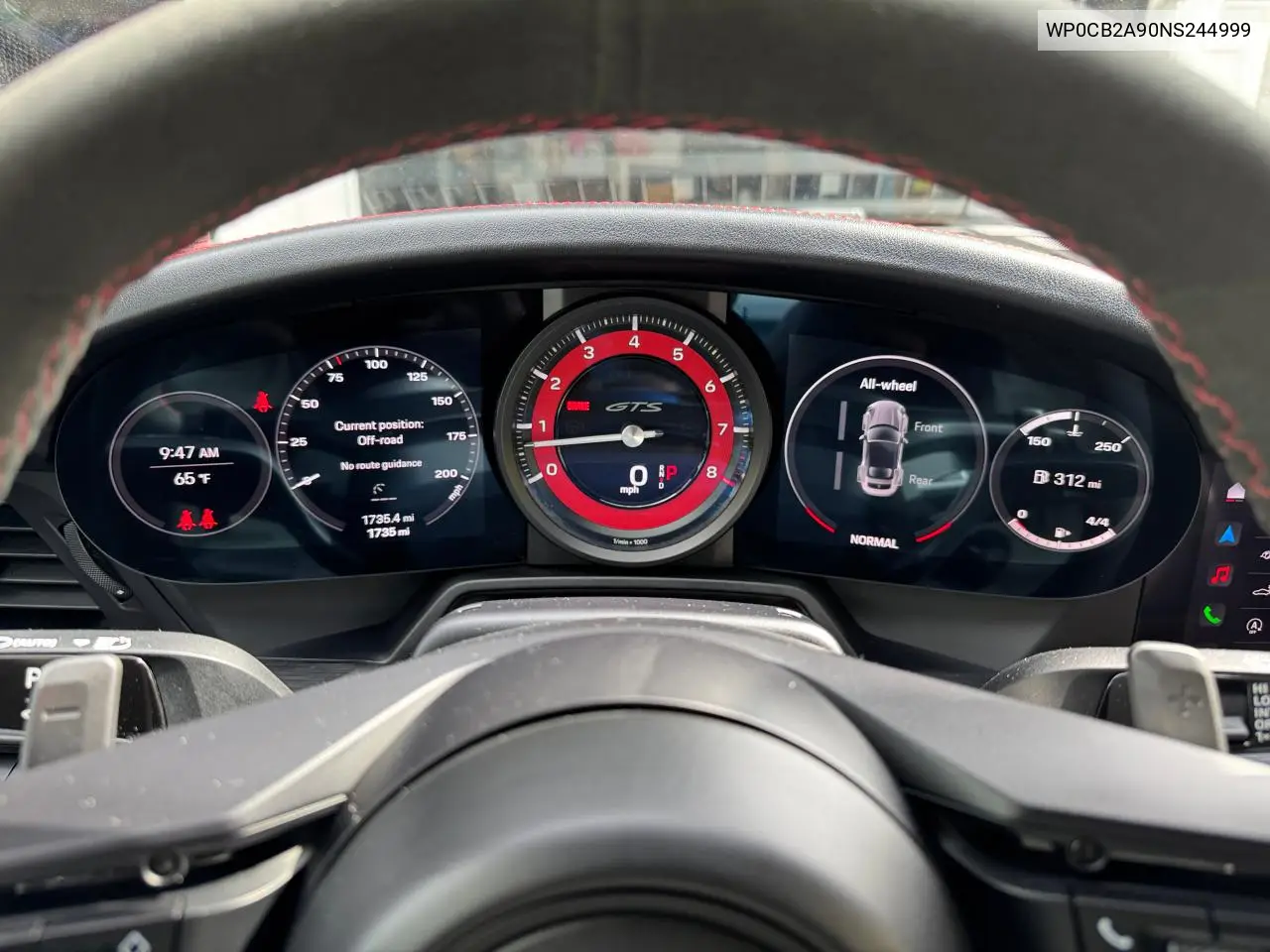 2022 Porsche 911 Carrer VIN: WP0CB2A90NS244999 Lot: 56801295