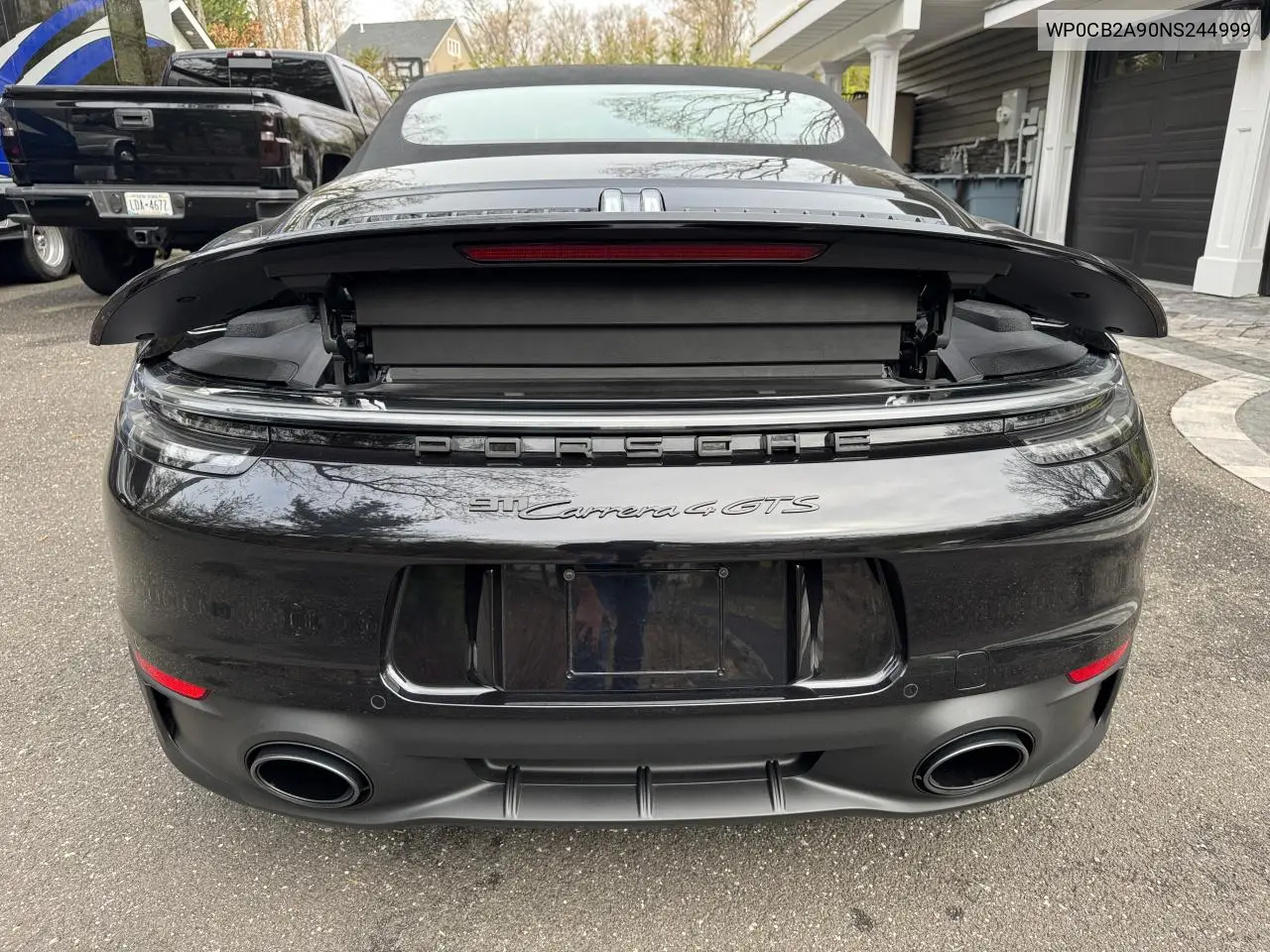 2022 Porsche 911 Carrer VIN: WP0CB2A90NS244999 Lot: 56801295