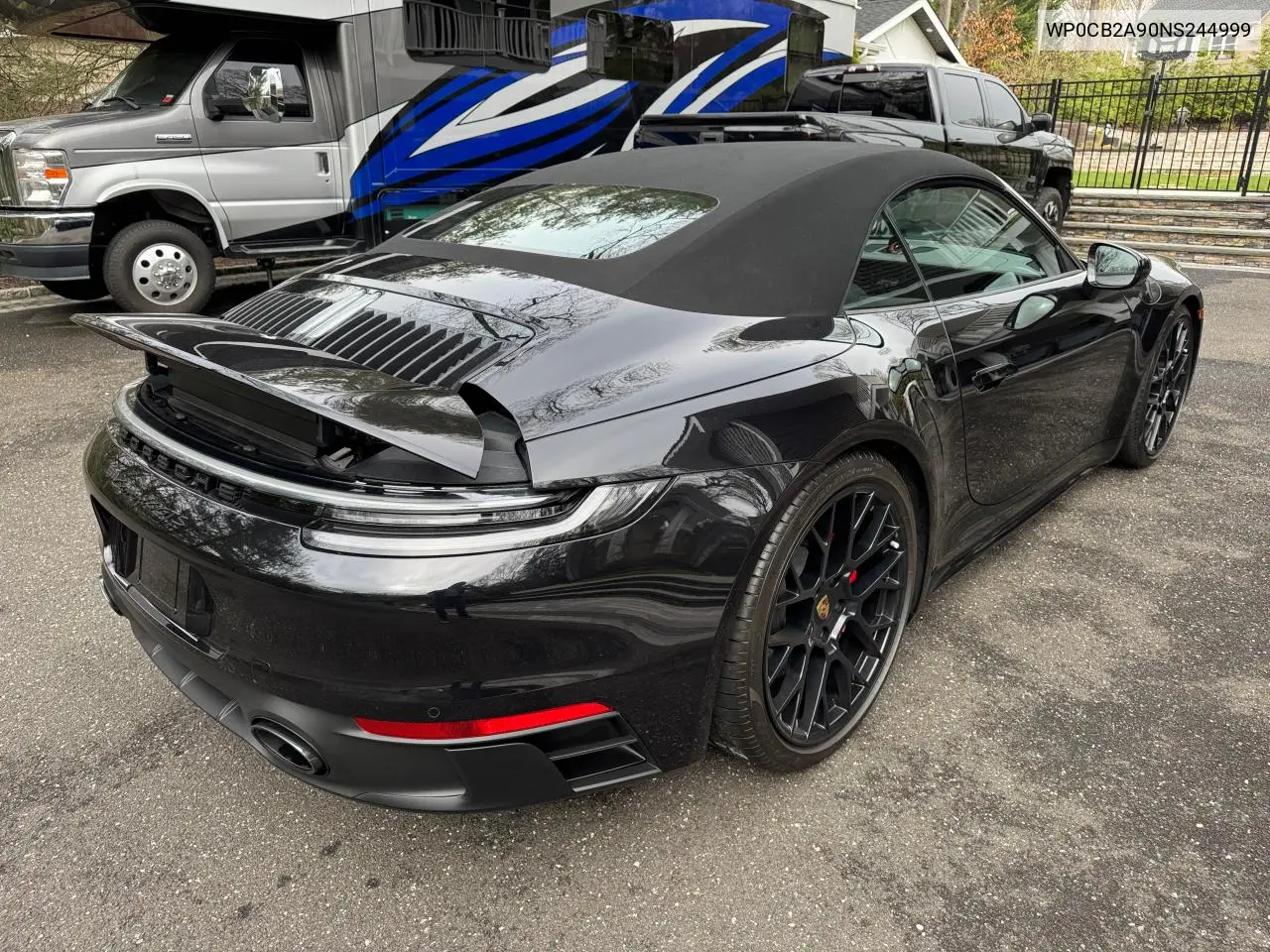 2022 Porsche 911 Carrer VIN: WP0CB2A90NS244999 Lot: 56801295
