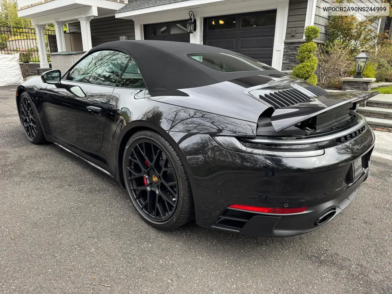 2022 Porsche 911 Carrer VIN: WP0CB2A90NS244999 Lot: 56801295