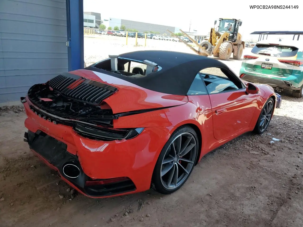 2022 Porsche 911 Carrera S VIN: WP0CB2A98NS244149 Lot: 58419025