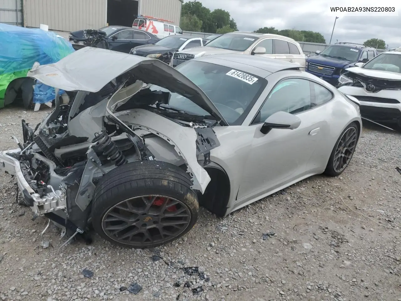 2022 Porsche 911 Carrera S VIN: WP0AB2A93NS220803 Lot: 61428835