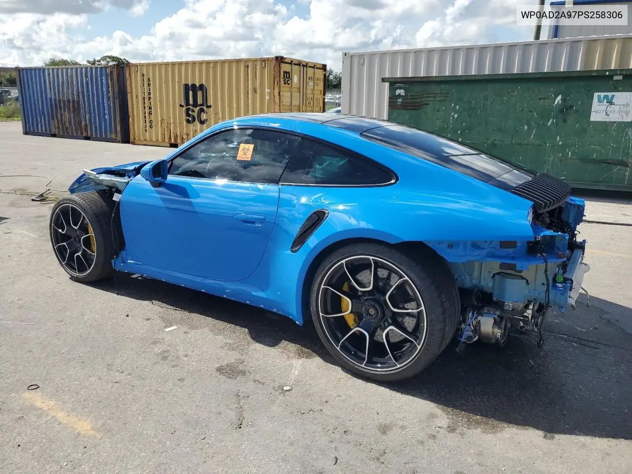 2023 Porsche 911 Turbo VIN: WP0AD2A97PS258306 Lot: 61753825